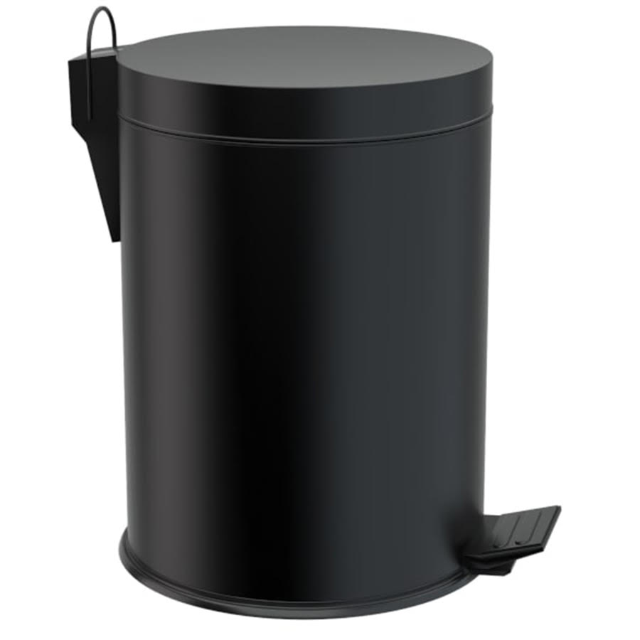 FKN Siyah Pedallı Çöp Kovası Ürün Özellikleri Yüzey Kaplaması Siyah Kolay temizlenebilir %100 Yerli üretici musluk tarafından kendi tesislerinde üretilmiştir 
